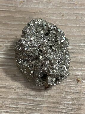 Sparkling Pyrite Cluster - Metallic Silver Crystal